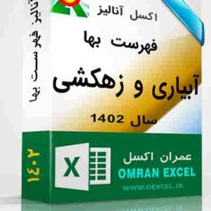 آنالیز آبیاری و زهکشی سال 1402