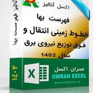 آنالیزخطوط زمینی انتقال و فوق توزيع نيروی برق